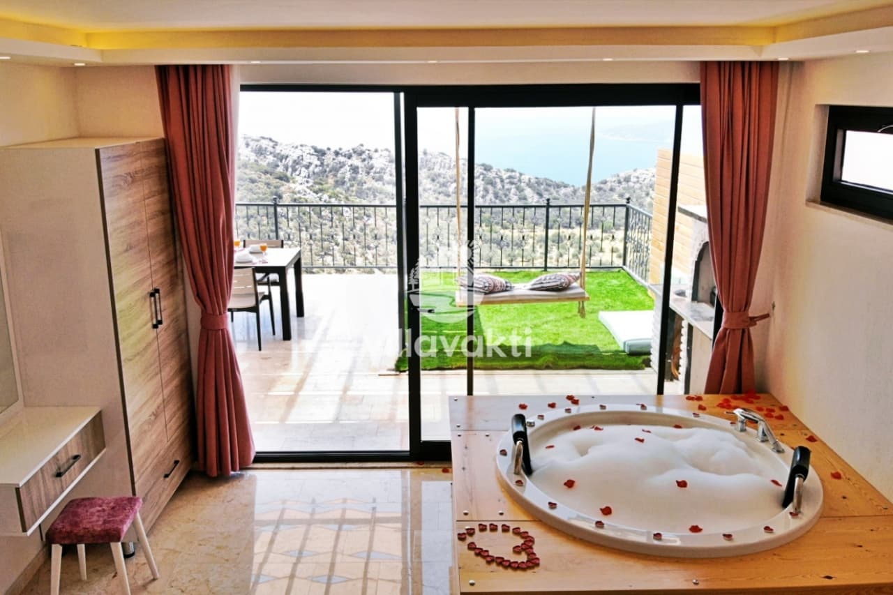 Suit Menekşe - Kalkan’da Jakuzili Suit Daire - Villa Vakti, Kalkan — 5. fotoğraf