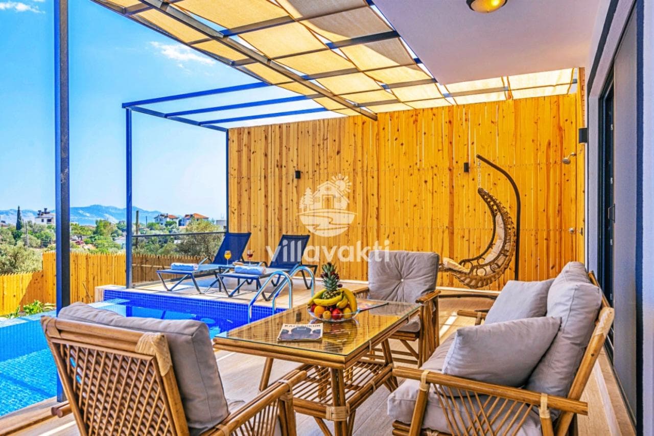 Villa Albedo - Kaş Deniz Manzaralı Kiralık Tatil Villası, Gökseki — 2. fotoğraf