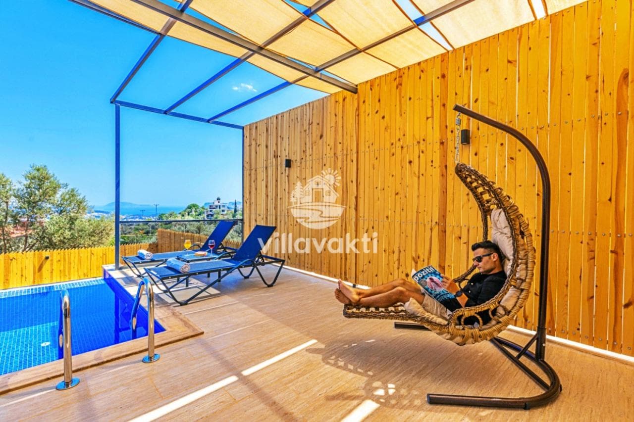 Villa Albedo - Kaş Deniz Manzaralı Kiralık Tatil Villası, Gökseki — 3. fotoğraf