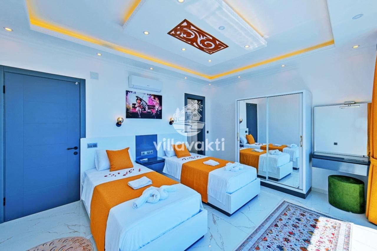 Villa Gökçe Kalkan - Kalkan Kiralık Villa, Muhafazakar Villa, Jakuzili Villa, Balayı Villası, Deniz Manzaralı Villa, Kalkan — 4. fotoğraf