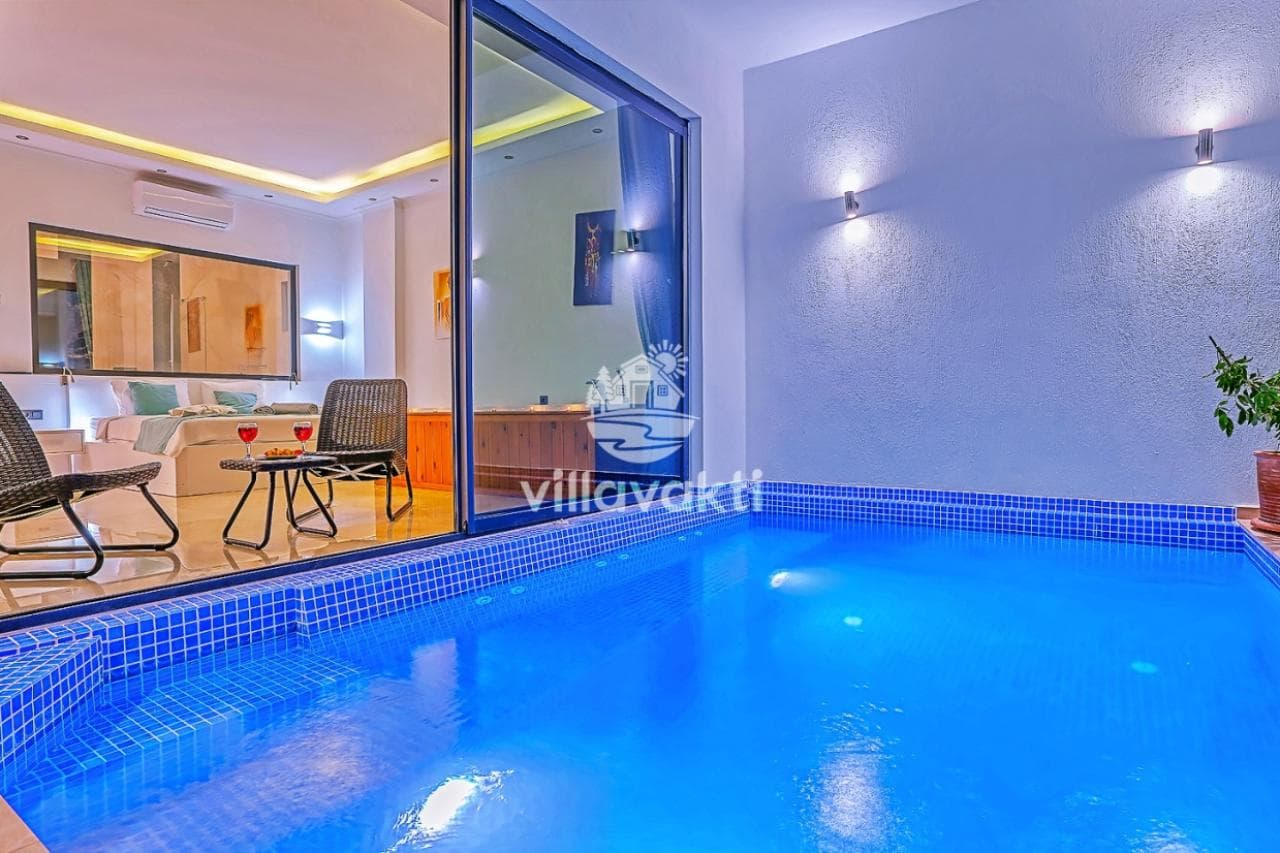Villa Ramio - Kiralık Tatil Villası, Balayı Villası, Kapalı Havuz, Jakuzili Villa, Kalkan — 4. fotoğraf